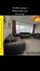 JUAL SOFA CUSTOM BEBAS DESAIN DAN MOTIF KAIN COVER HARGA MURAH (BACA DESKRIPSI)