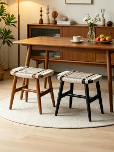 MU FENG ZHI NAN | Creative Woven Solid Wood Dining & Negotiation Chair