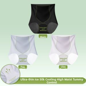 YUNASHA | Moisture Wicking High Waisted Shaping Panties