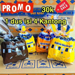 Roti Bagelen kering 1 dus isi 4 kantong halal gurih coklat keju susu