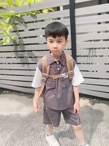 Tas Ransel Anak Kapasitas Besar Kuromi Meledy Kapibara Kirim Lencana/Kartu/Tempat Pensil/Gantungan kunci