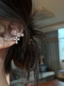 Cool Sweet Zircon Cross Pendant & Flash Diamond Ear Clip: A Guide to Small Cold Style Jewelry