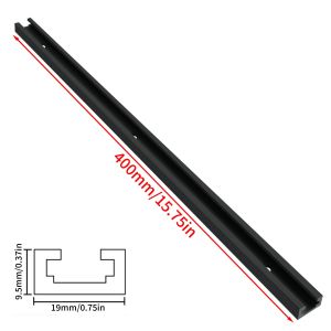 DIY & Woodworking T-Slot Track System 19x9.5mm Aluminum Guide Rail for Precise Miter Gauges Jigs and Fixtures
