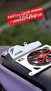 ARM Star Spinner Radiator Cover V3 Metallic Finish Design Full Alloy CNC For Click 125i 150i ADV 150