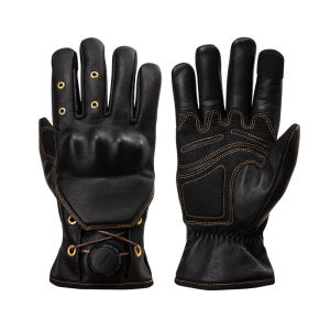 FOGY GARAGE | Leather Retro All-Season Windproof Anti-Fall Motorcycle Gloves