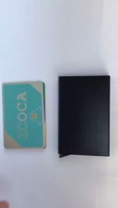 Dompet Kartu Slim Slider Aluminium