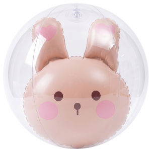 HUANHUAN | Transparent Inflatable Beach Ball Water Play Toy