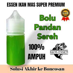 ESSEN OPLOSAN AROMA PANDAN BOLU SEREH UMPAN IKAN MAS & PATIN anti BONCOS