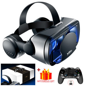 3D VR Headset Smart Glasses Virtual Reality Helmet for Smartphones Cell Phone Mobile 7 Inches Lenses Binoculars Devices Goggles