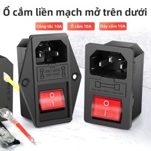 kuicc | Industrial Power Socket Triple Combined With Switch Charging Port