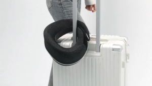 ✈️☁️ Gối Cổ Du Lịch Công Thái Học Memory Foam – Ergonomic Travel Neck Pillow
