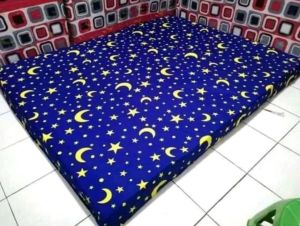kasur busa berkualitas super awet anti kempes uk180×120×10cm muat 2 orang ready motif