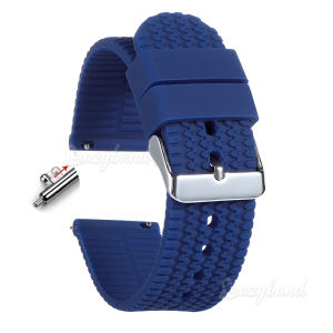 Dây Đeo Đồng Hồ Silicon Cao Su Mềm Đa Năng 18mm-24mm Chống Nước Dành Cho Seiko Rolex - Dây Đeo Phổ Thông Cho Thợ Lặn Nam