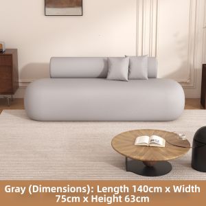 YIZUO | Minimalist Cream Designer Sofa for Compact Homes