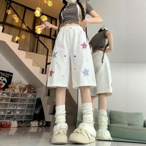 SHANGLEXIONG | Quần Short Nữ Mỏng Màu Trắng
