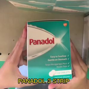 Panadol 3 strip EXP DATE 10/2027