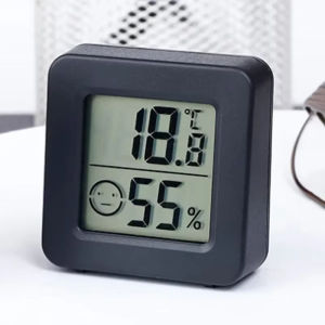 Digital Thermometer Indoor Mini LCD Hygrometer Thermometer Indoor Household Humidity Meter Digital Display Wall Mounted Sensor