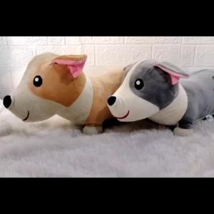 Boneka Bantal Lucu Karakter Animal Anjing Chorgi Berbahan Halus Lembut Mainan Anak Terbaru