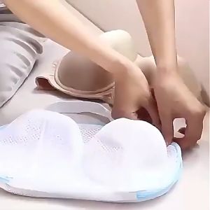 EH Washing Machine Special Durable Anti-deform Zipper Bra Laundry Mesh Net Bag