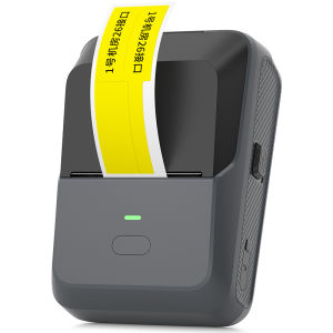 DTPrinter | Bluetooth Portable Label Printer For Telecom Optical Fibers Cables And Networking Yellow Sticker