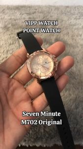 Jam Tangan Wanita Seven Minute M701 Strap Rubber Tanggal Aktif Tahan Air - Analog Watches