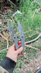 มีดอเนกประสงค์พับได้ มีดพับแบบพกพา สไตล์เท่ๆ Bakufu รุ่น EDC-RD/YL มีดสวย