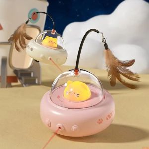 Cats Toy Automatic Teaser Sensors Toy Light up Electric Moving Toy Automatic Toy Cats and Felines Fun Exercise