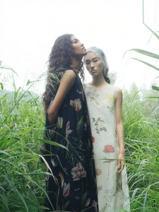 ICICLE | Silk Organza Long Dress