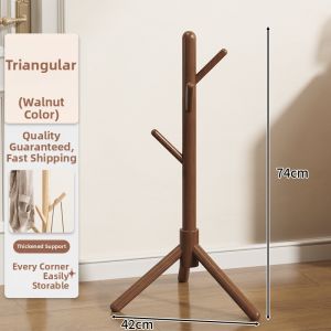 MINGZHIYIFAN | Space-Saving Wooden Coat Rack Stand