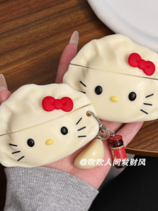 Creative Cute Kitty Cat Silicone Protective Case for AirPods 1/2 3/4 pro 2 Apple Earphone Covers Soft Shell Japanese Style