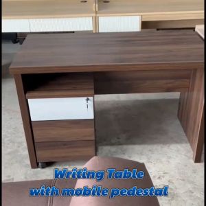 EGO 4 ft Study Table with a Mobile Pedestal Study Desk Writing Table Meja Belajar/Self Office Home Office (SOHO)