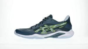 ASICS Men BLADE FF 2 Indoor Court Shoes in Raw Indigo/Solid Air