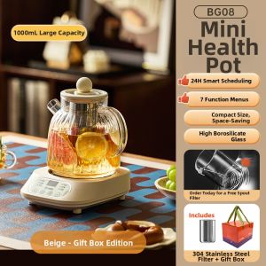[China Plug Adapter Needed] Multi-Function Tea & Water Kettle with Insulation