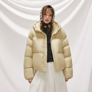 unifree | Áo Khoác Ngắn Mỏng Phồng Hooded Đẹp