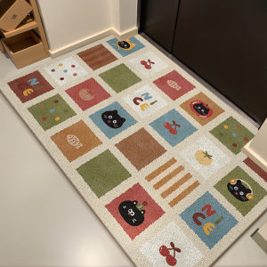 New Cartoon Entrance Rug Dustproof Non-slip Easy to Clean