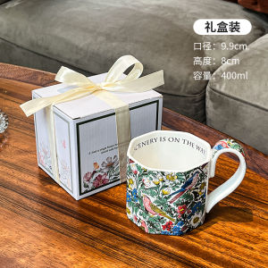 Cốc Cà Phê Bằng Gốm Sứ Thiết Kế Hoa Đào Sang Trọng Nhiều Kiểu Dáng Cốc Cà Phê Nhẹ Cốc Cốc Phong Cách Bắc Âu Cổ Điển Cốc Cốc Hoa Đào