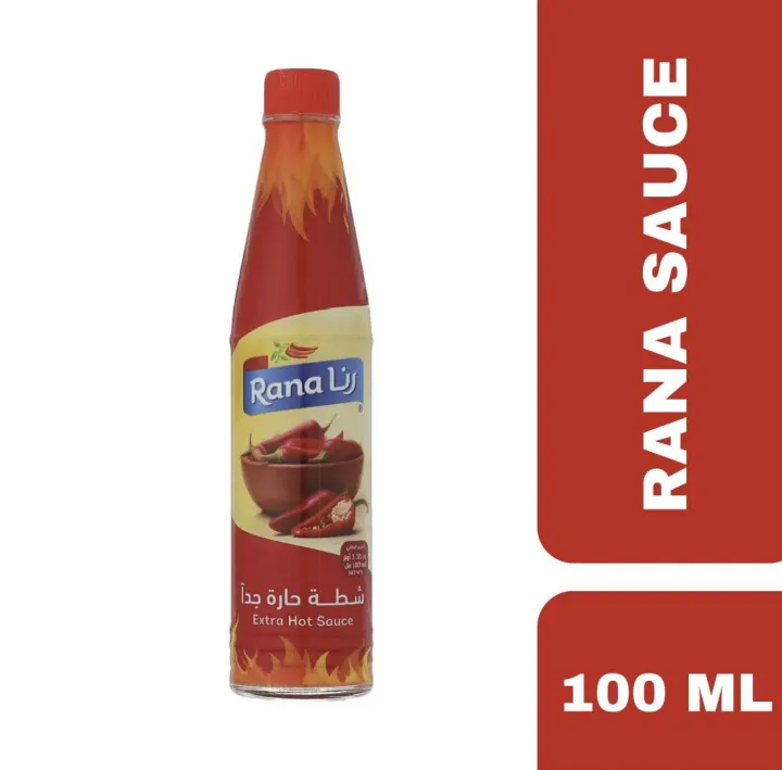 เครื่องปรุงรส Rana Extra Hot Sauce 100ml   ราน่า เอ็กซตร้า ฮอต ซอส 100 มล.