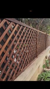 Wood Fence XNet Outdoor Quality Wood Partition Garden Fence Outdoor Weather Resistant