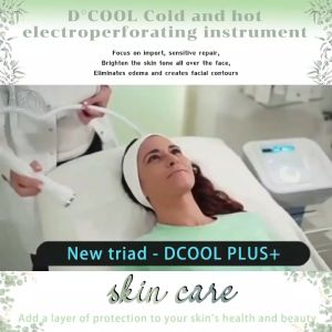 【จัดส่งจากกรุงเทพฯ】Dcool เครื่องนวดหน้า เย็น Cryo Electroporation ขนาดพกพา -15 องศา cryo Cool+Hot+EMS - รับประกัน 1 ปี