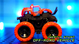 Friction Powered Toy Car Off Road Pull Back Car Kids Racing Vehicle Toy for Boys Girls Birthday Gift