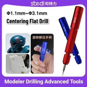Stedi Centering Flat Flat Drill Φ1.1mm~Φ3.1mm for Gundam Scale Model Buliding Tools Hobby DIY Craft Tools High Hardness Steel