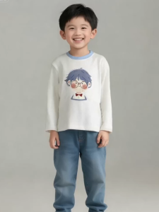 [🚚จัดส่งจากกรุงเทพฯ] เสื้อแขนยาวสำหรับเด็กอายุ 3-12 ปีลายการ์ตูนน่ารักสำหรับเด็กชายและเด็กหญิง