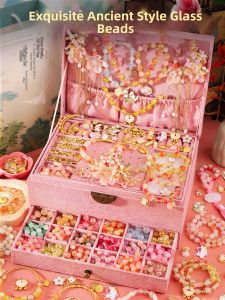 JIANLEXI | Ancient Style Girls DIY Bead Bracelet Kit