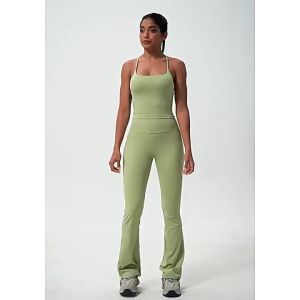 QYUED | Áo Lót Yoga Quai Ngang Nude Feel Co Dãn Có Đệm