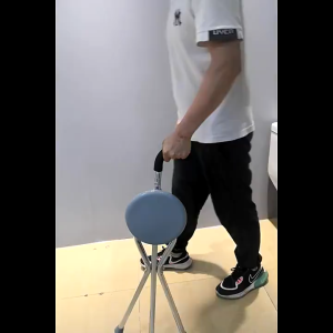 Cindychen888 Cane Seat Combo 200KG Capacity Portable Cane Stool Handy Folding Crutch Chair Seat