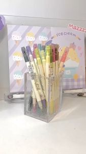 3 ชิ้น แพ็คการประดิษฐ์ตัวอักษรคู่ปากกาพู่กันทำเล็บภาพวาดนักเรียนปากการ่างเส้นอุปกรณ์เครื่องเขียนสำนักงานโรงเรียน