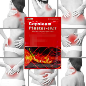 Capsicum Plaster Chili Pain Relief  Pain Relieve Patch Chinese Medical Capsicum Plaster for Joints Porous Chilli Patch 8pcs/Pack