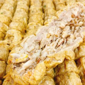 (พร้อมส่ง) จ๊อปู จ้อปู (2 แพค /1 แพค 3 เส้น 21 ลูก ) จ้อปู หอยจ๊อ สด สะอาด ใหม่ ไม่ใส่สารกันเสีย ไม่ใส่ผงชูรส  แถมน้ำจิ้มบ๊วยทุกแพค