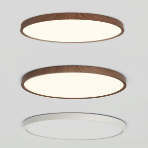 EUROB | Full Spectrum Traditional Style Ceiling Light Walnut Color
