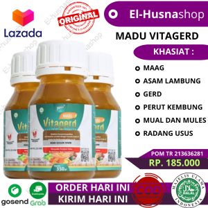 Madu Vitagerd Asli: Obat Asam Lambung & Vertigo Herbal